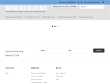 Tablet Screenshot of medmediasolutions.com